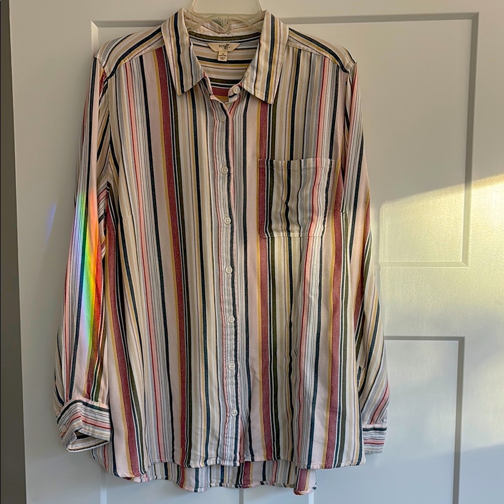 Terra & Sky 1X striped shirt